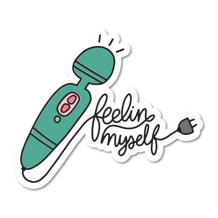 Feelin' Myself Vibrator Sticker