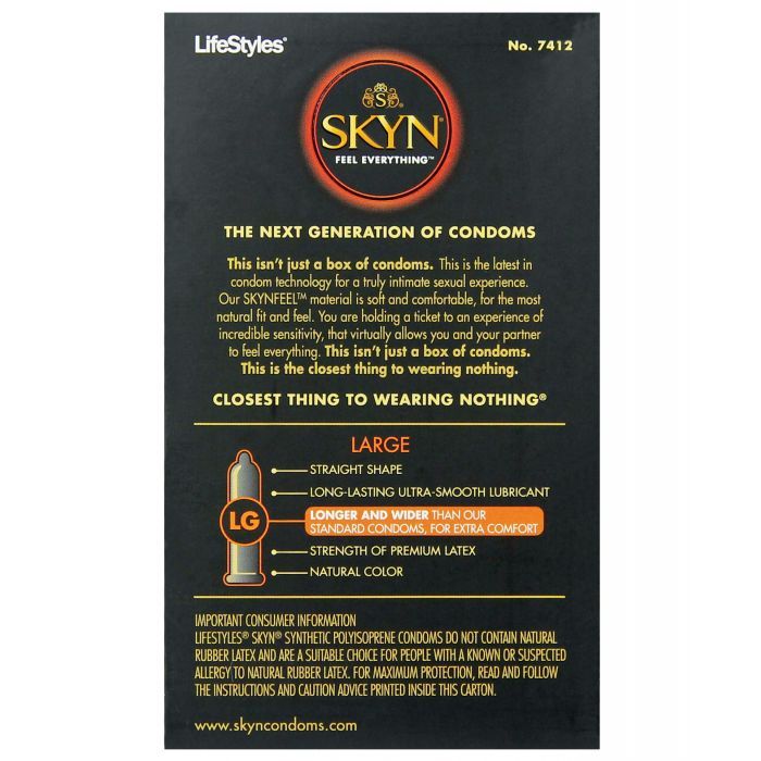 Skyn Large Polyisoprene Condoms| Lotus Blooms