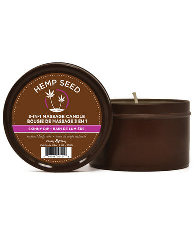 Earthly Body Massage Candle in Skinny Dip
