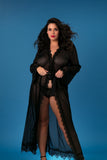 This is Our Story Floor Length Robe in Black