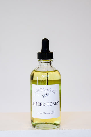 Lover's Massage Oil in Spiced Honey