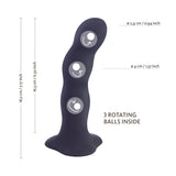 Fun Factory Bouncer Weighted Dildo in Black