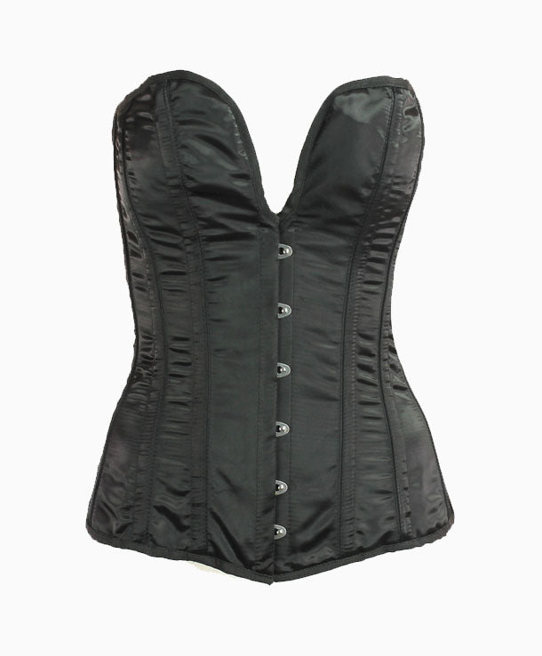 Black MIDNIGHT CORSET | Lotus Blooms Alexandria Virginia