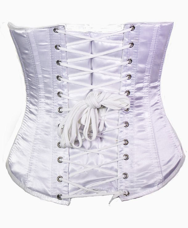 Satin Doll Underbust Corset in White