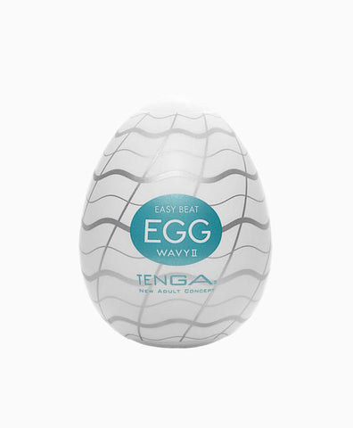 Tenga Easy Beat Egg Masturbator - Wavy II
