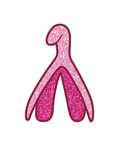 Sex Positive Anatomy Pins- Pink Clitoris