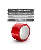 roll of bondage tape with listed characteristics in bullet points