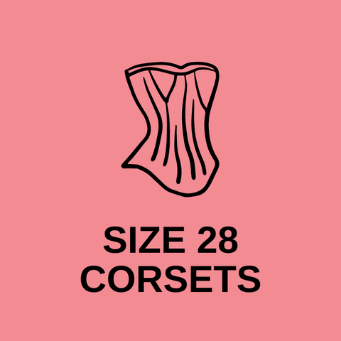Size 28 Corsets: Overbusts & Underbusts