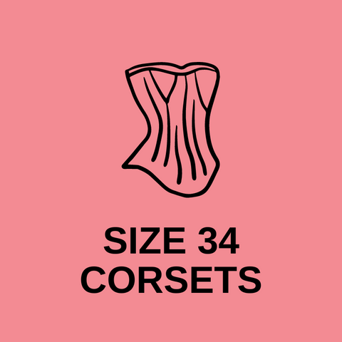 Size 34 Corsets: Overbusts & Underbusts