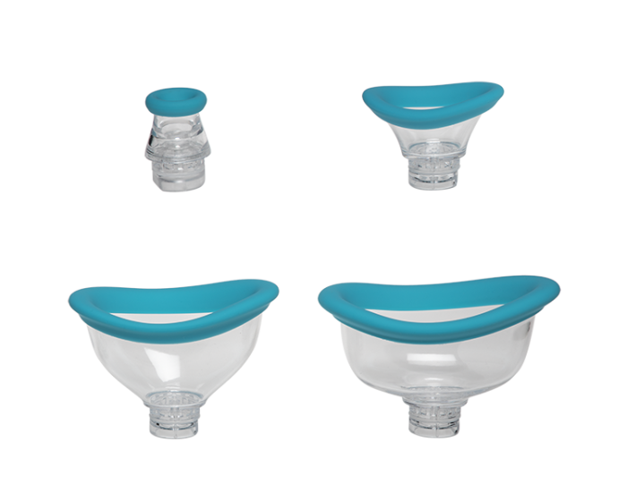 Bloom Intimate Vibrating Body Pump in Sky Blue