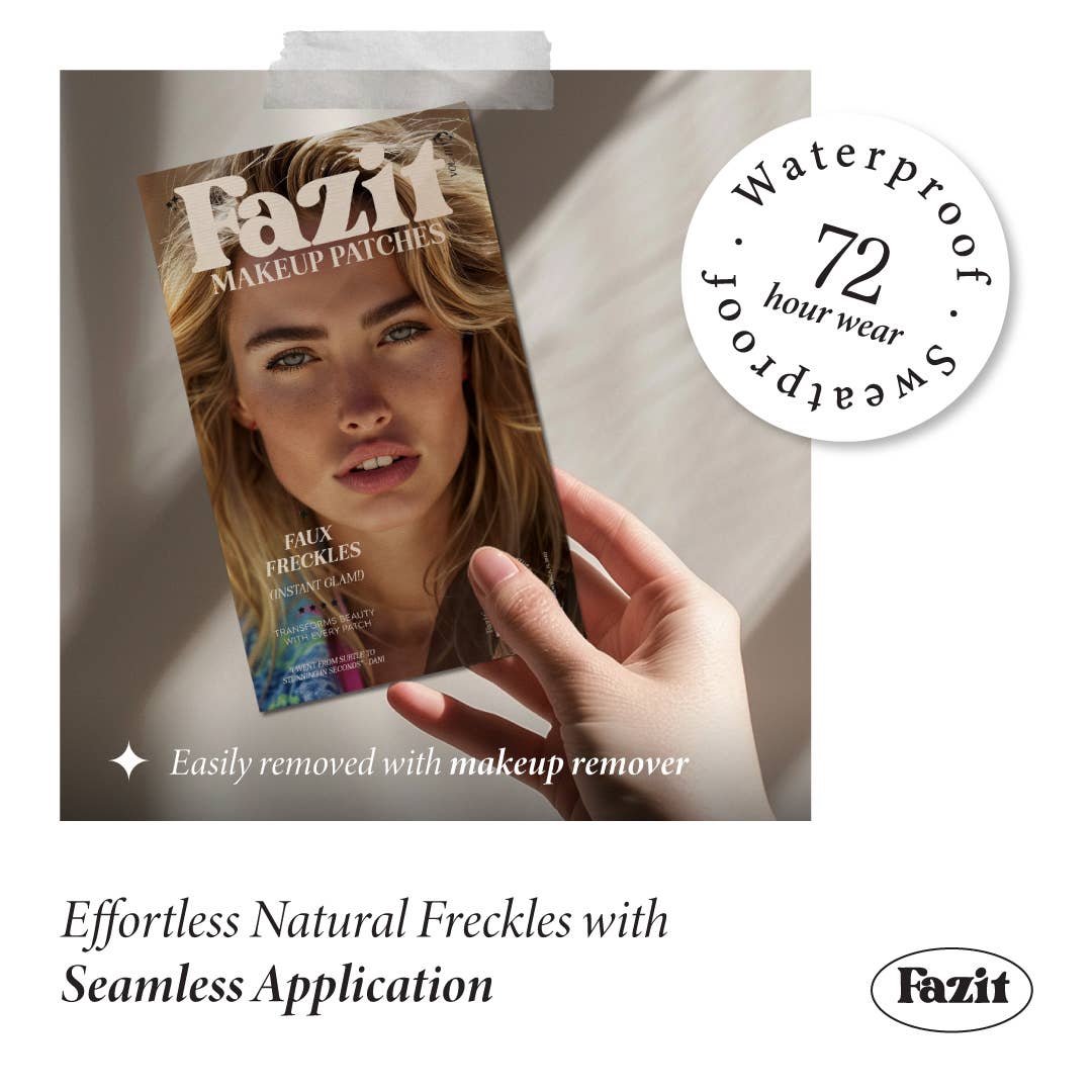 Fazit Glitter Freckles in Faux Freckle Speckles
