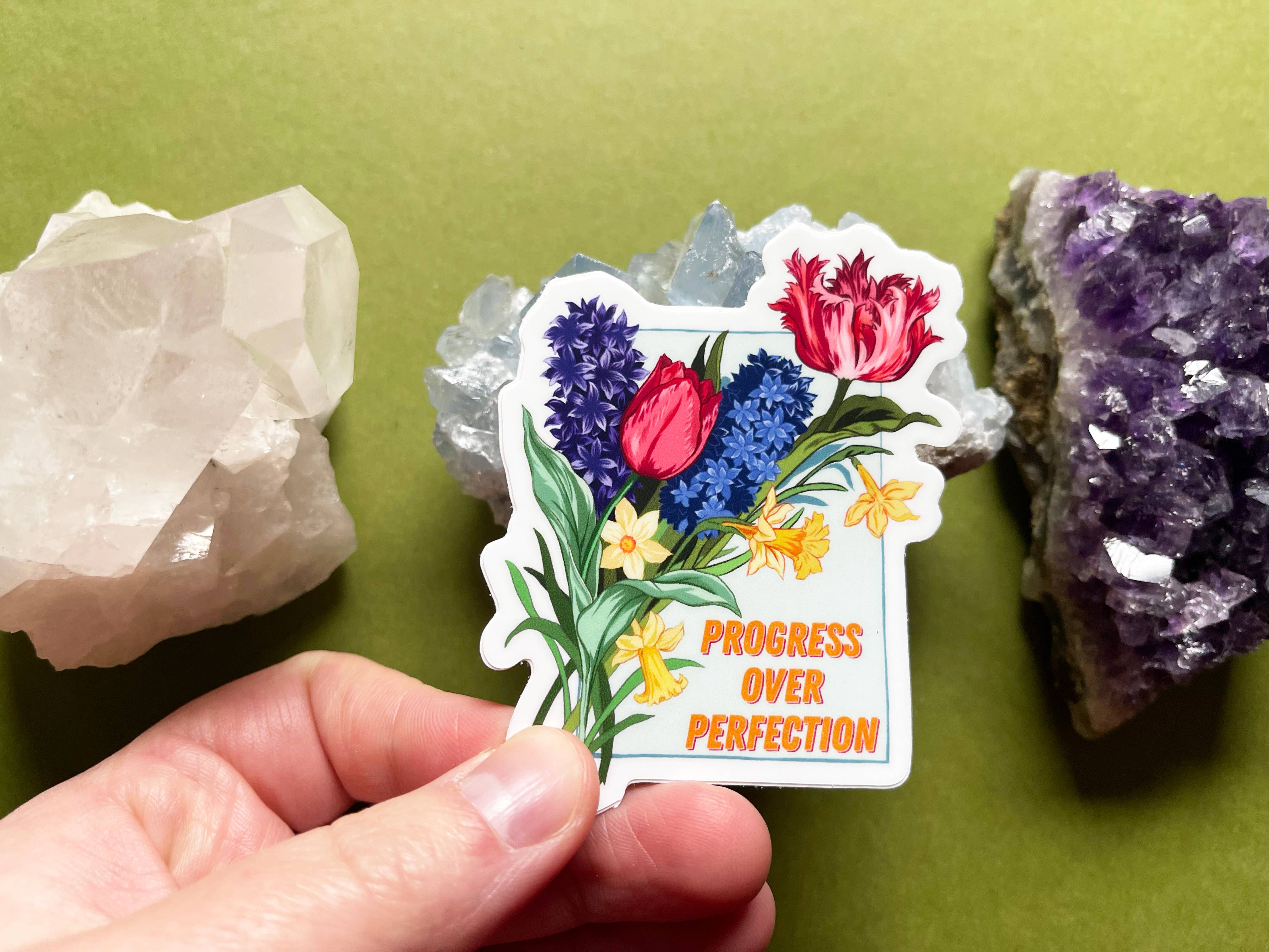Progress Over Perfection Sticker