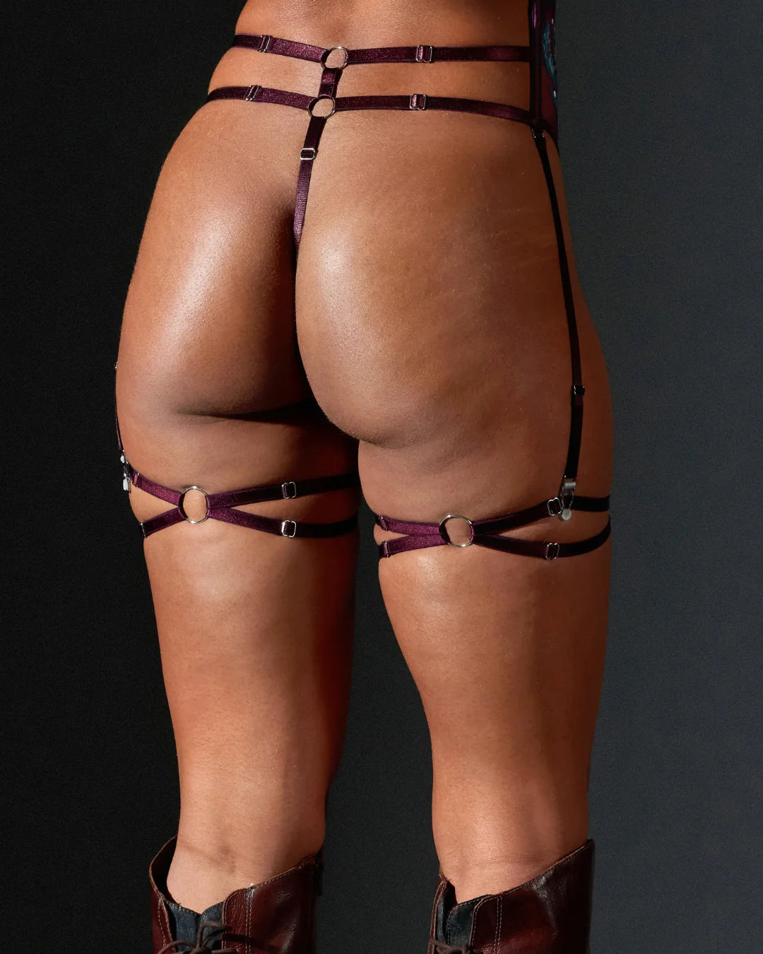All Strapped In Thigh Stay Garters in Cordial