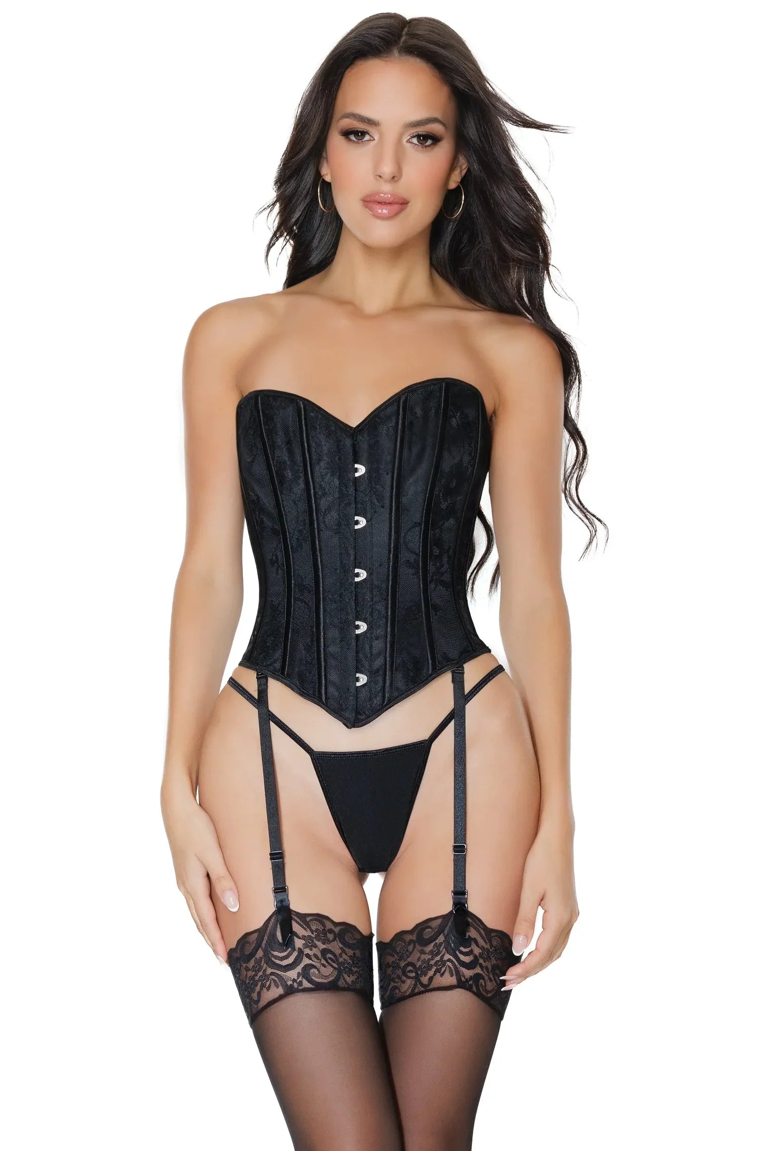 Together Against the World Bustier in Black
