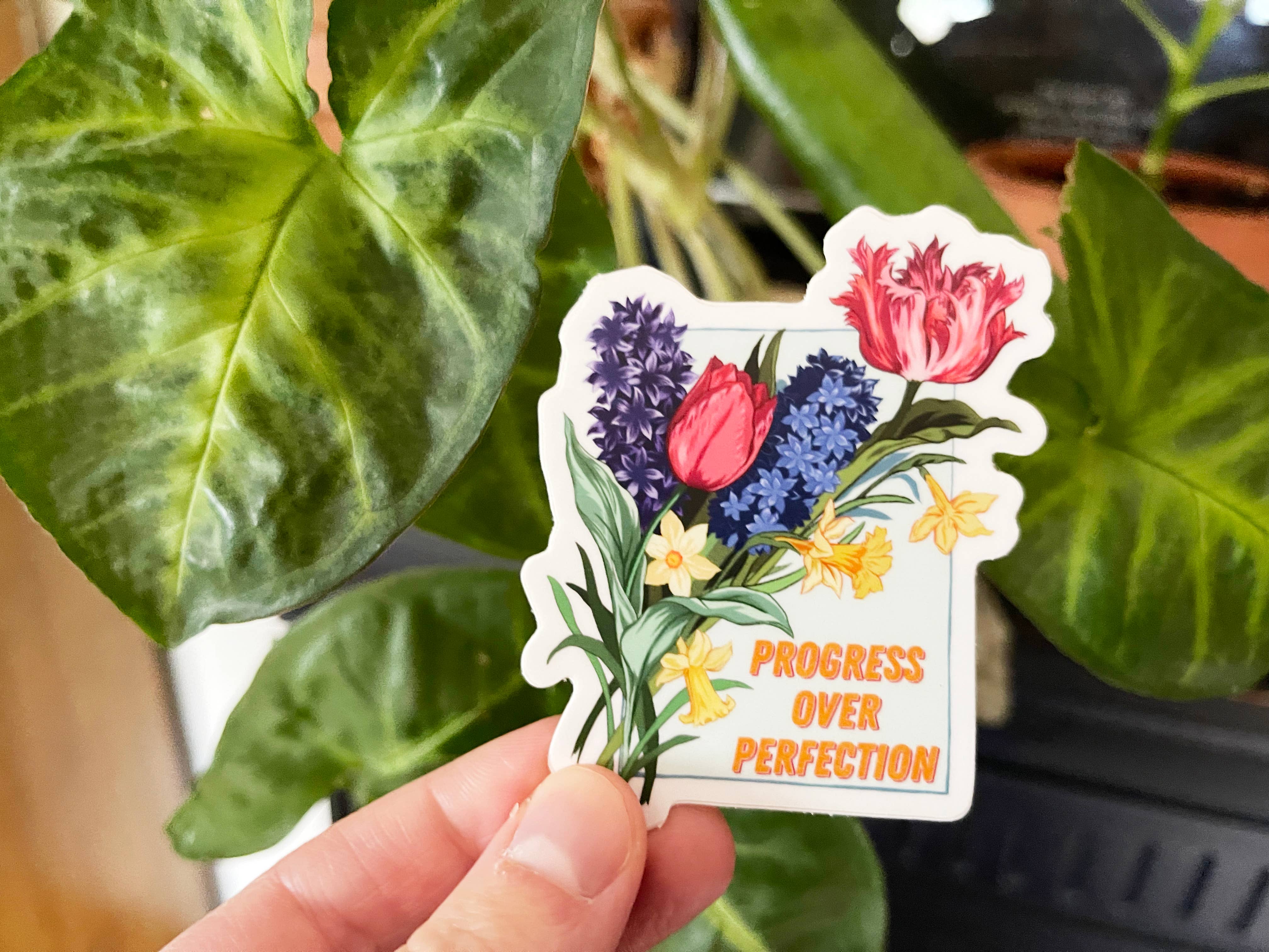 Progress Over Perfection Sticker