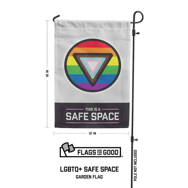 Queer Safe Space Garden Flag