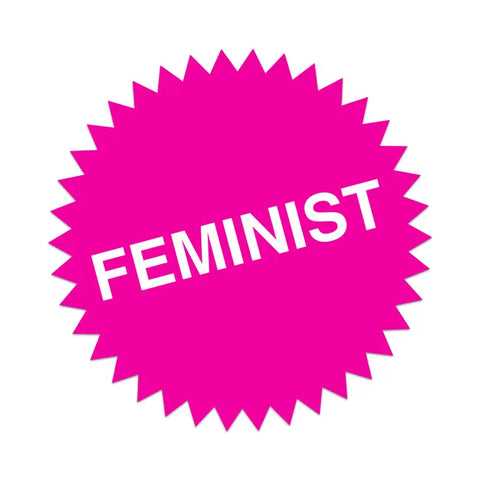 Feminist Barbie Star Sticker