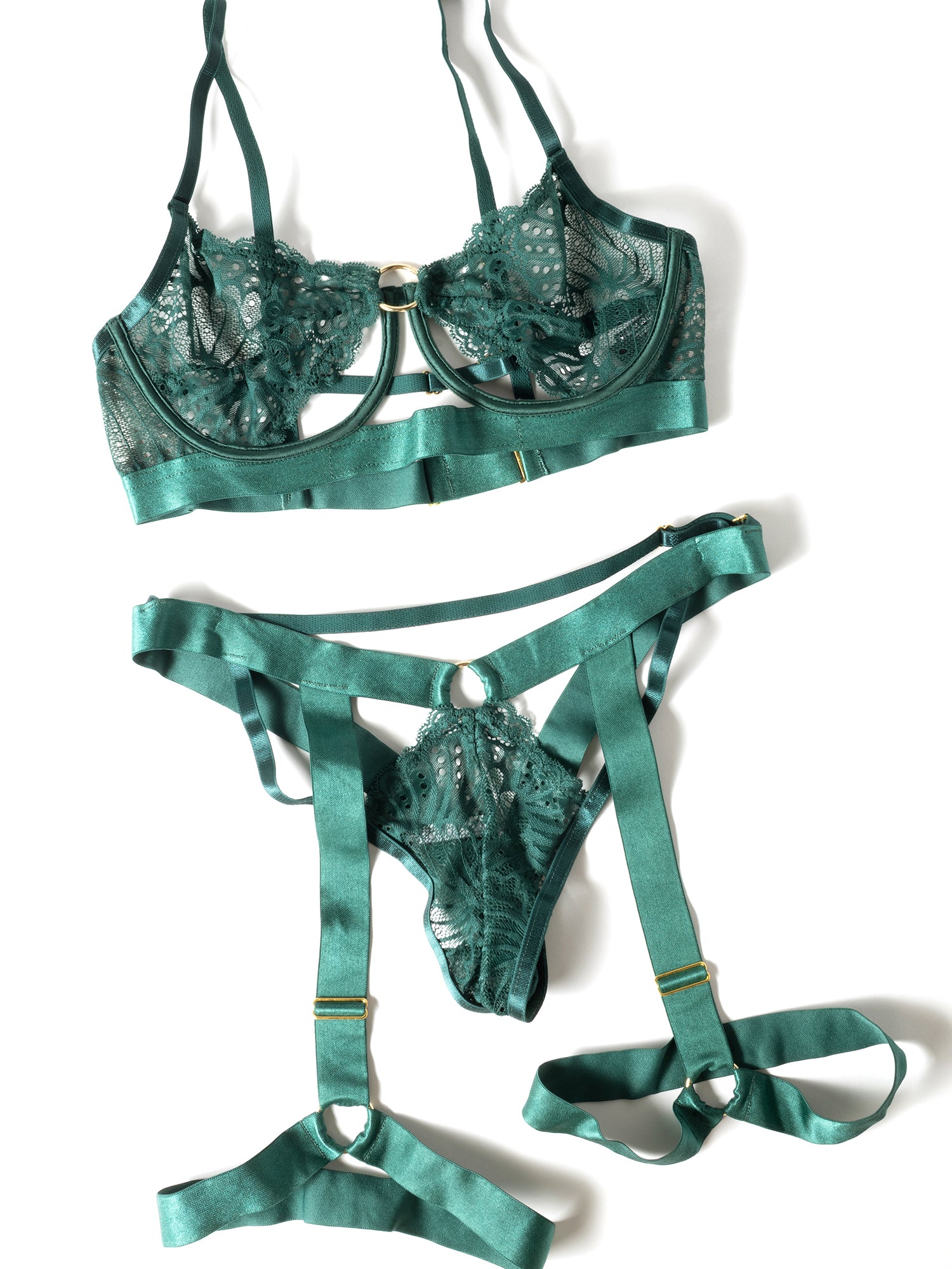 Top of Your Game Cut Out Lingerie Set