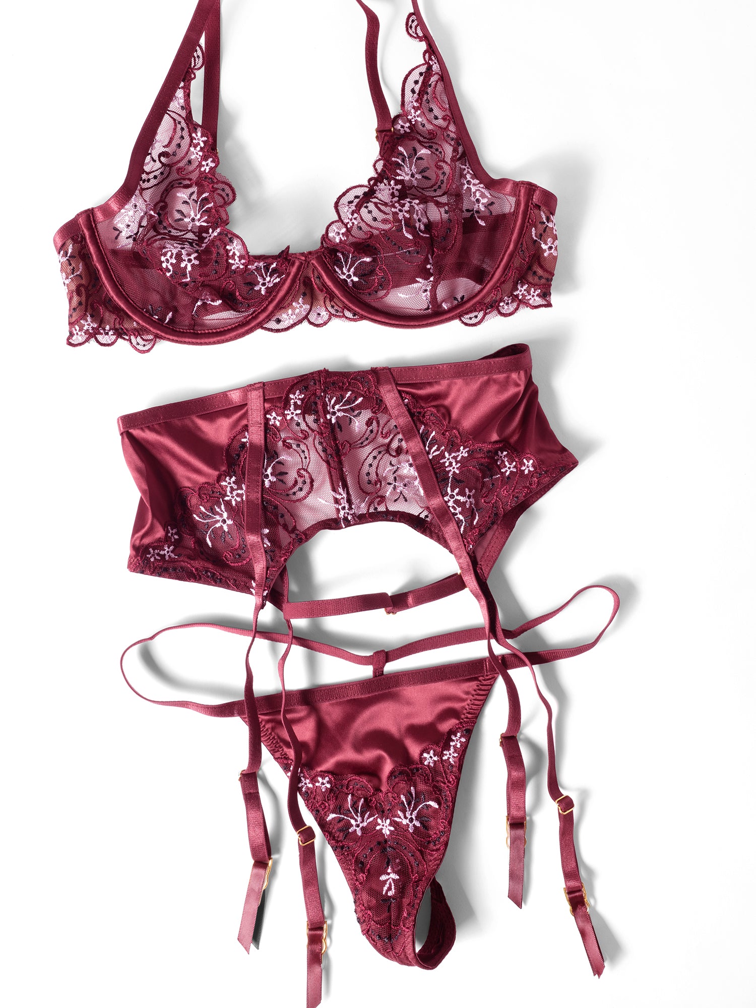 Living The Dream Embroidered Set