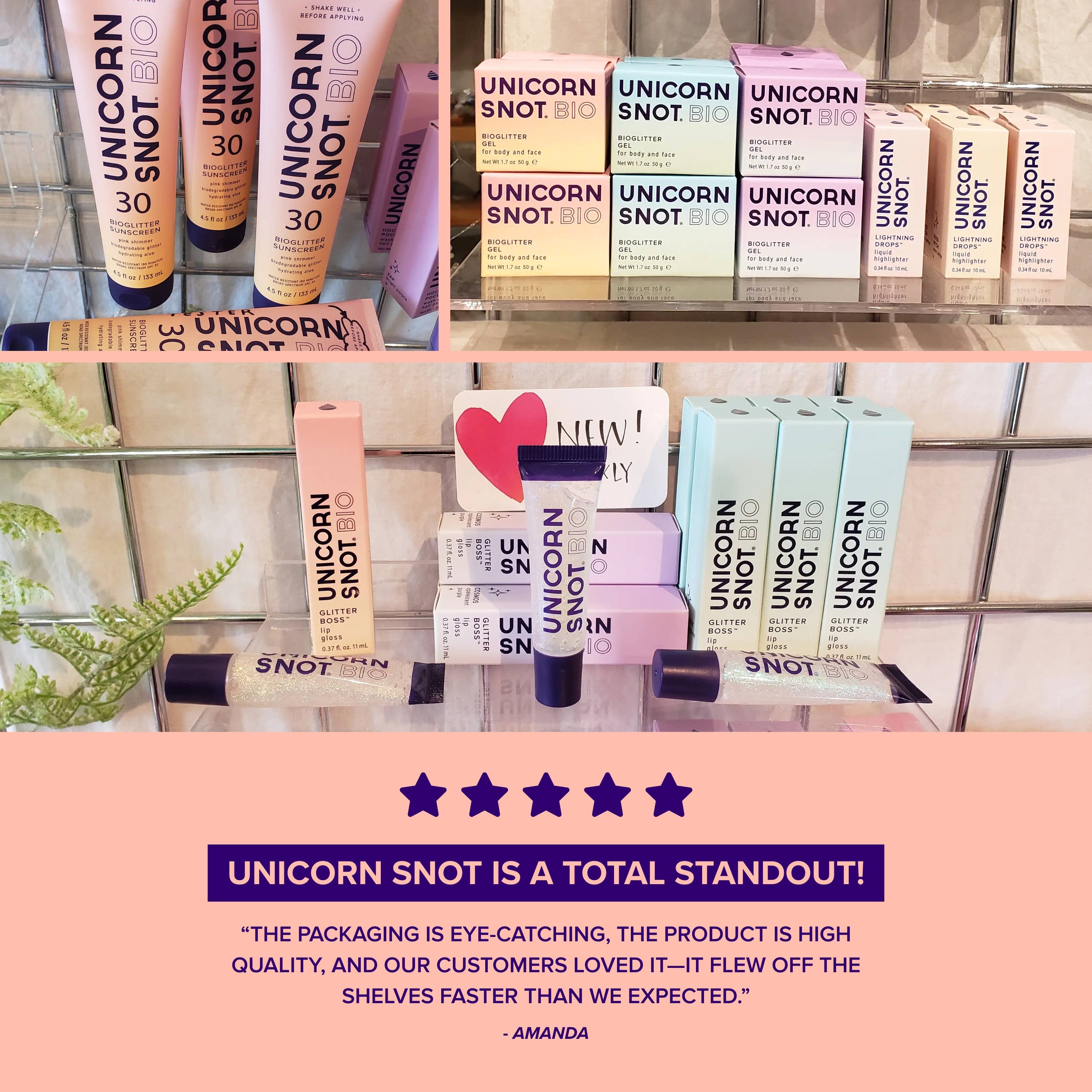 Unicorn Snot Antimatter Body Glitter Paste