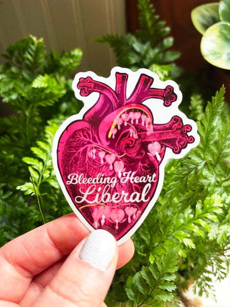 Bleeding Heart Liberal Sticker