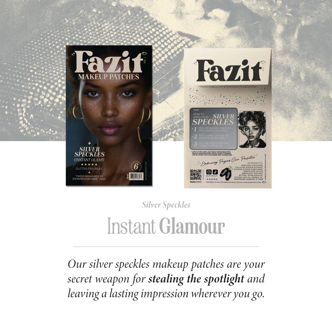 Fazit Glitter Freckles in Silver Speckles