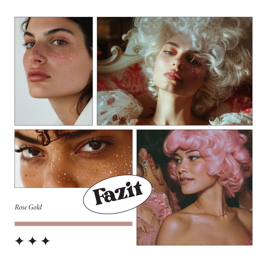Fazit Glitter Freckles in Rose Gold Stardust Speckles