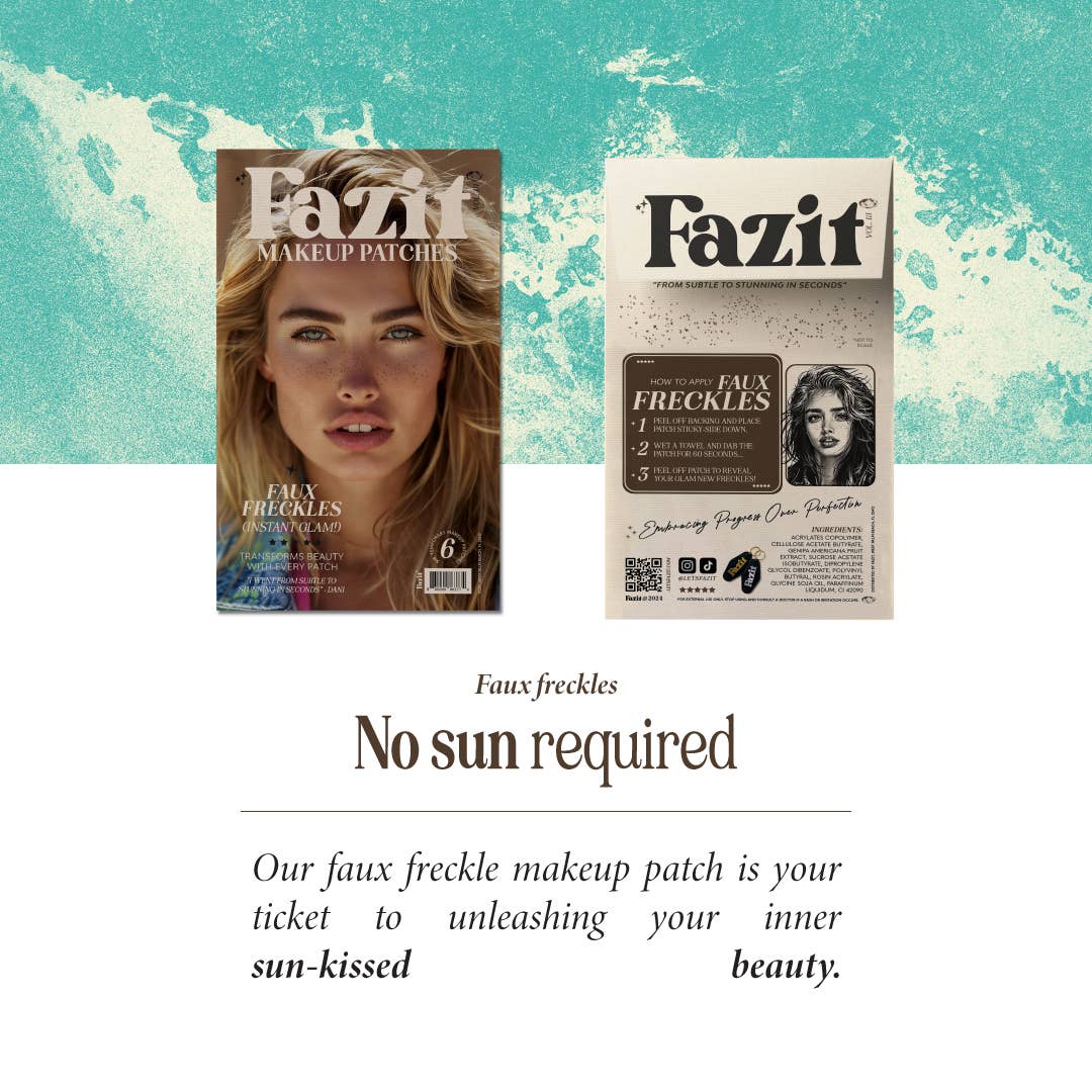 Fazit Glitter Freckles in Faux Freckle Speckles