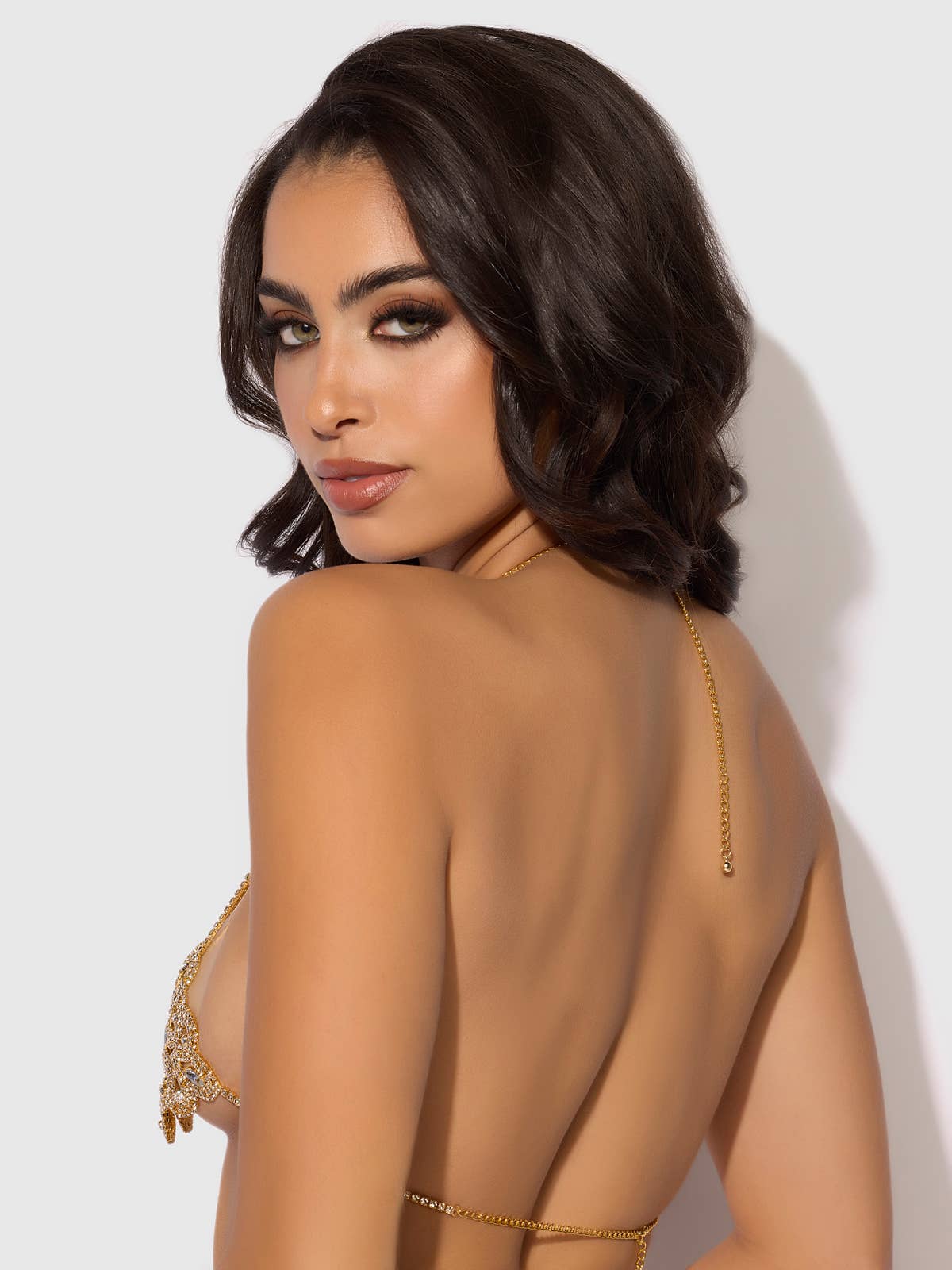 All for Knot Rhinestone Bralette