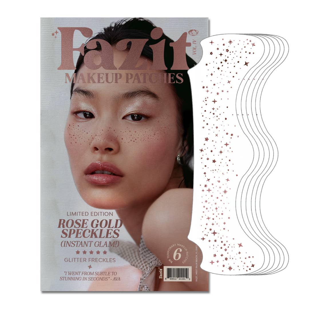 Fazit Glitter Freckles in Rose Gold Stardust Speckles