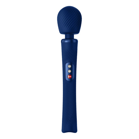 textured navy sex toy wand made by fun factory