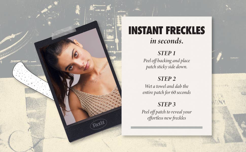 Fazit Decolletage Glitter Makeup in Silver Speckles