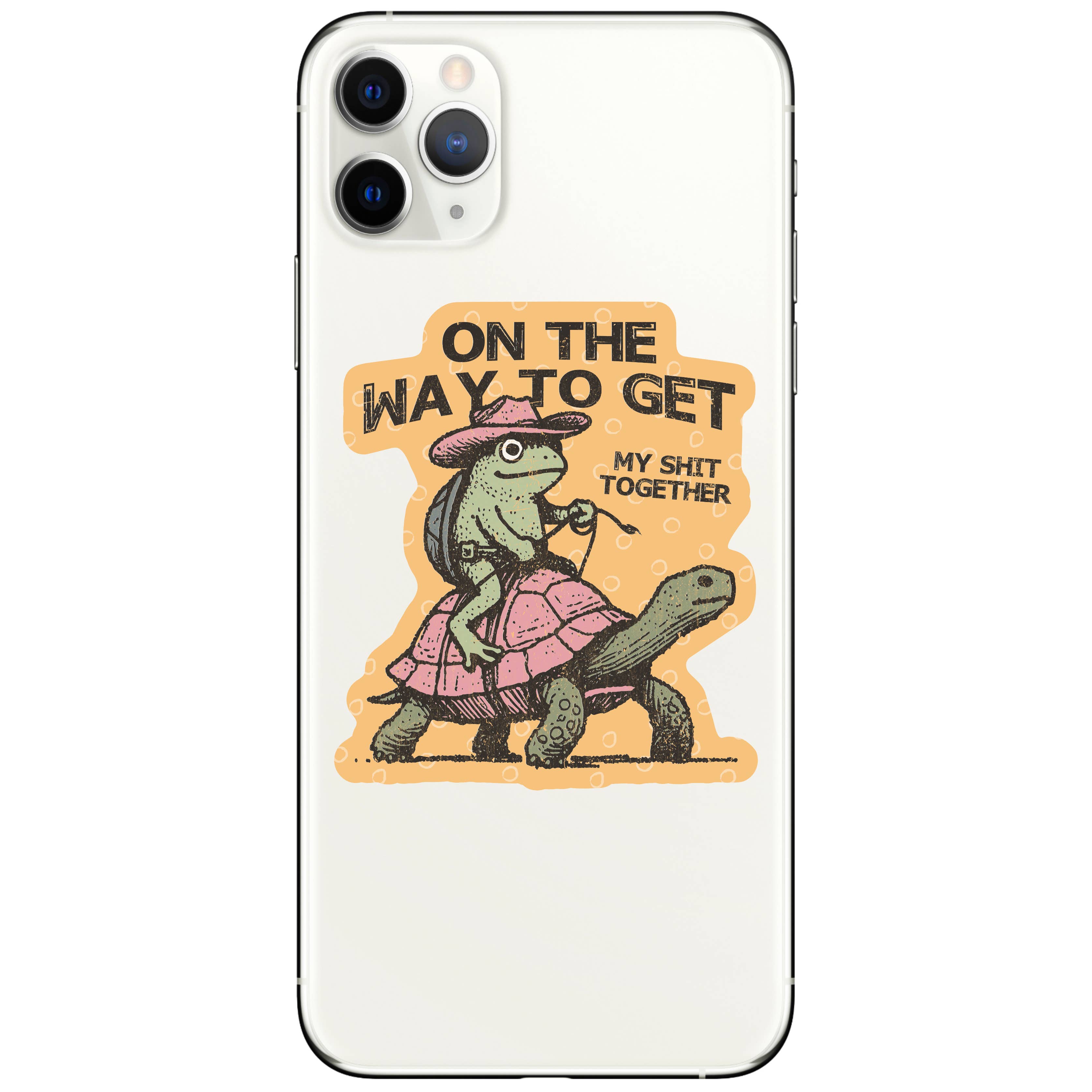 On the Way to Get My Shit Together Sticker