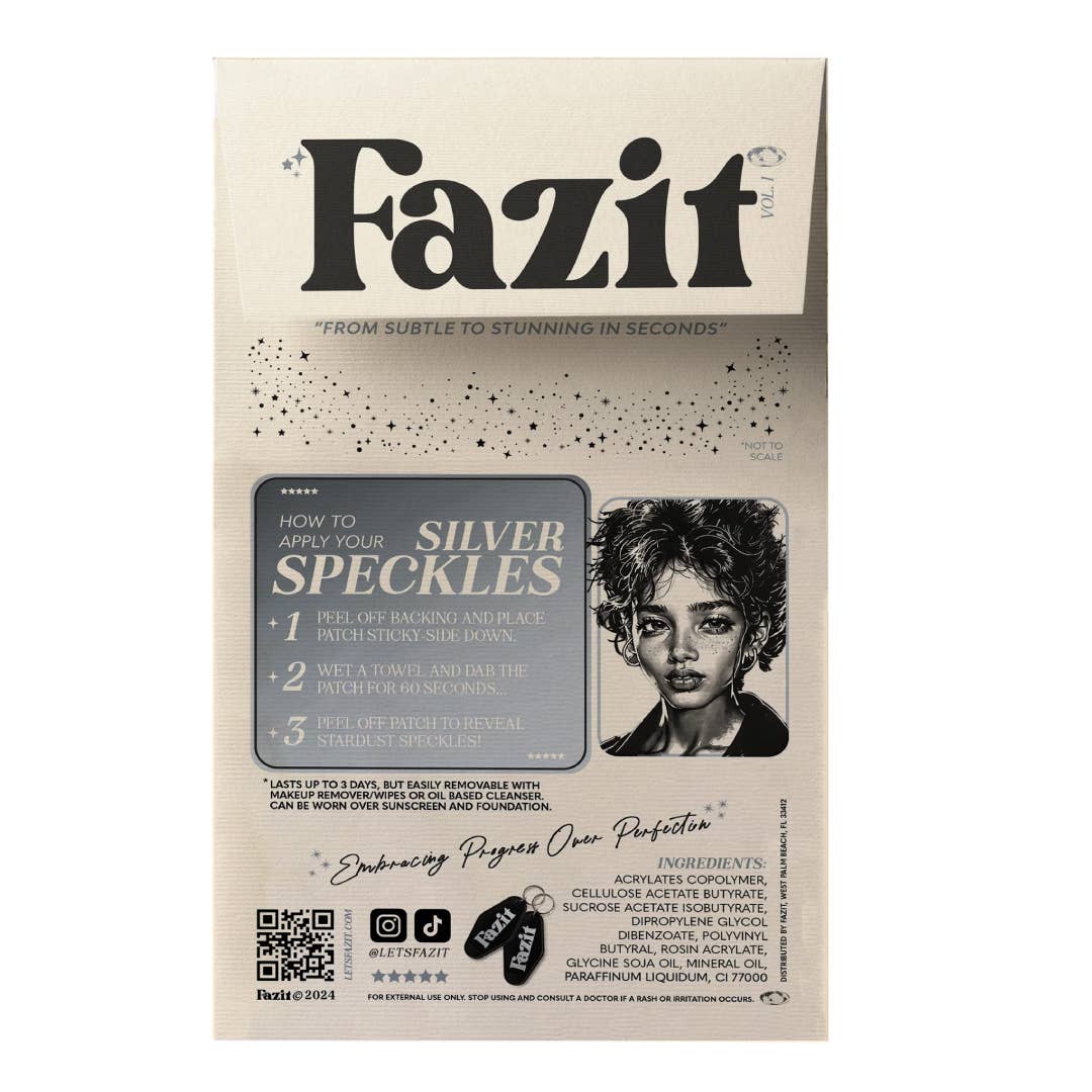 Fazit Glitter Freckles in Silver Speckles