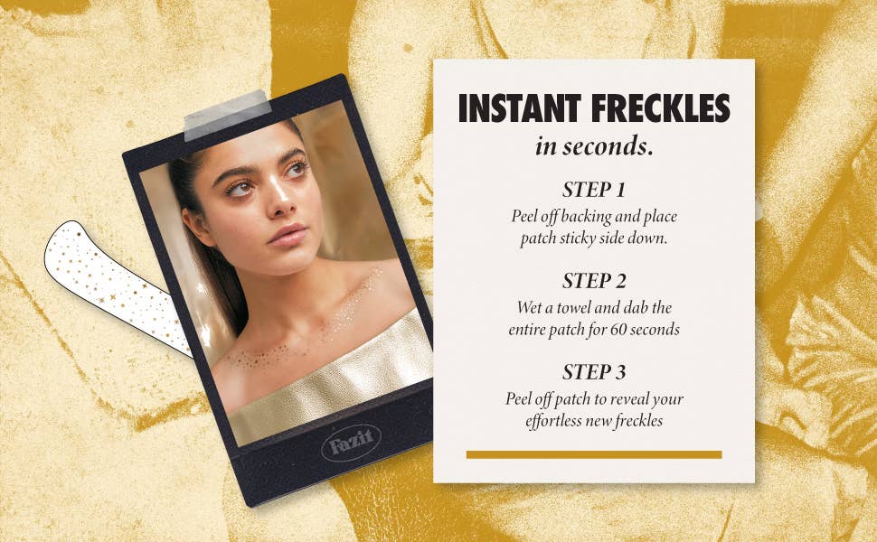 Fazit Decolletage Glitter Makeup in Gold Speckles