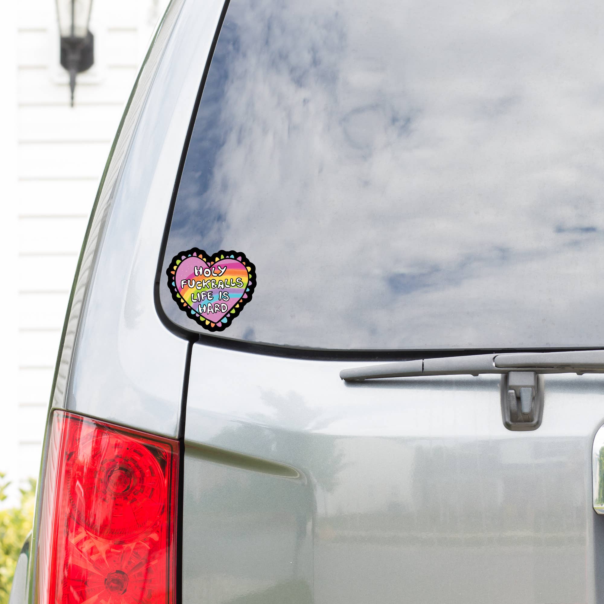 Holy Fuckballs Life Is Hard Sticker