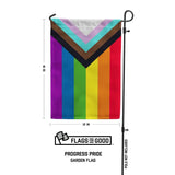 Progress LGBTQ+ Pride Garden Flag