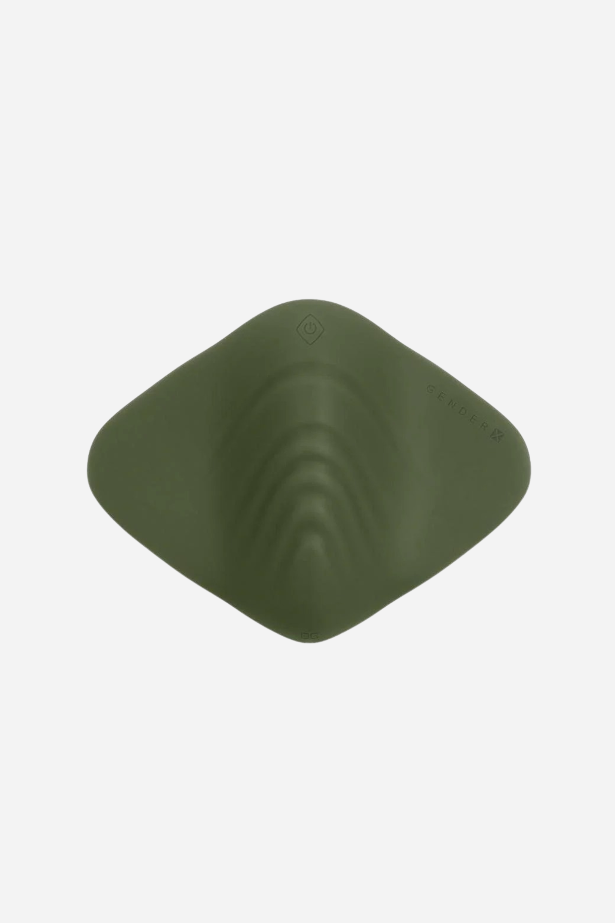 All the Pleasure Vibrating Grinding Pad in Olive Green