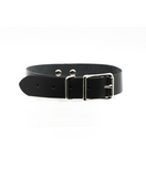 back view of the non-lockable buckle on the Anything But Basic O-Ring Collar in Black