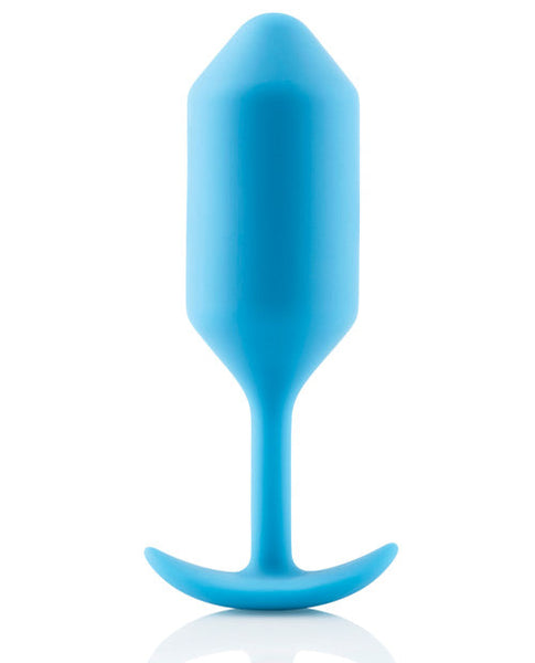 B-Vibe Snug Plug 3 Large Weighted Plug in Teal