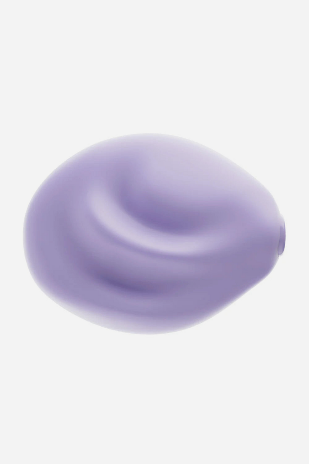 Close-up of the lavender Be Urself Vibrating Pulse Pad showing the soft ridged silicone texture designed for grinding and hands-free play