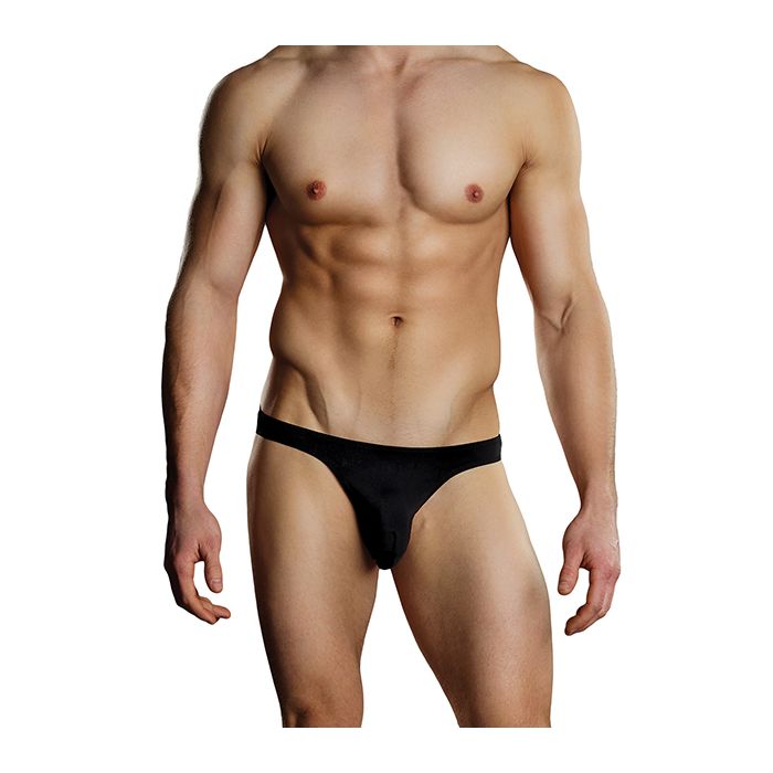 Bing Bong Pouch Thong in Black
