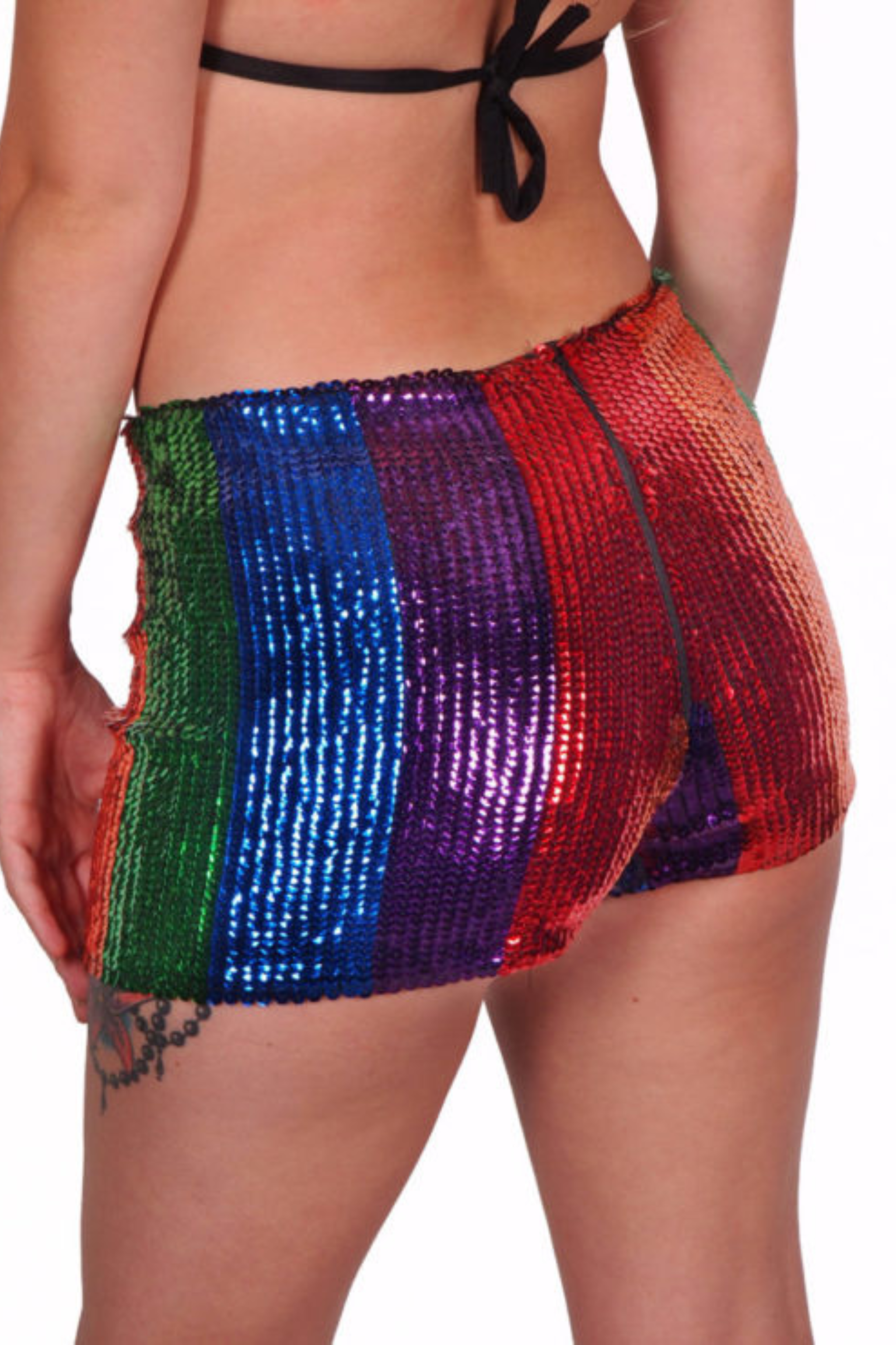 Chasing Rainbows Sequin Shorts