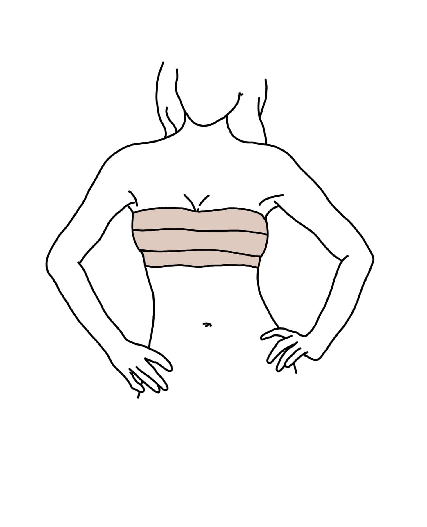 Chest Shape Tape 16 ft x 2 in