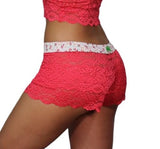 Foxers Lace Boxers in Watermelon