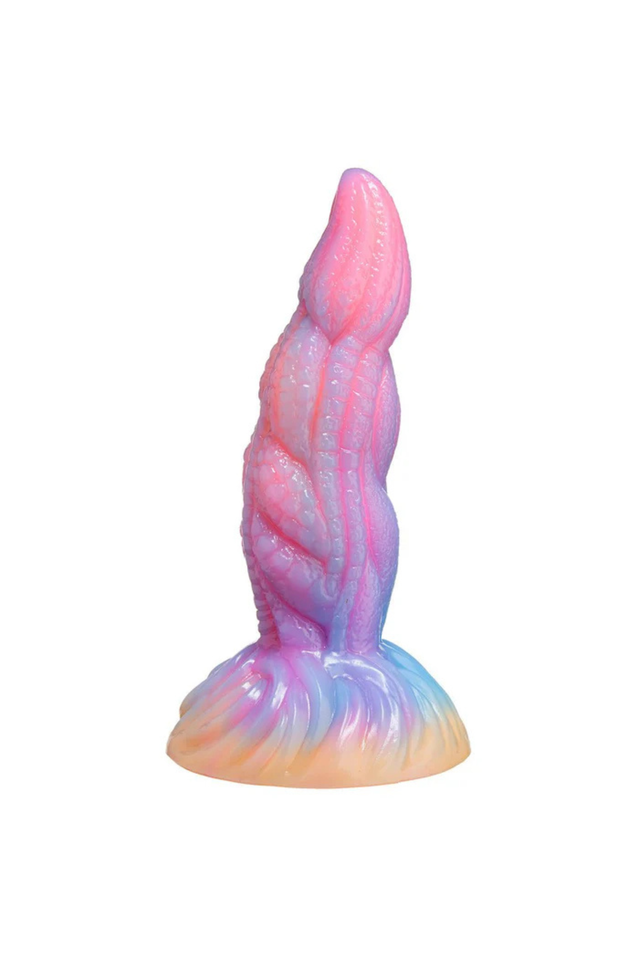 Hydra Sea Creature Fantasy Dildo in Glow in the Dark Sunset