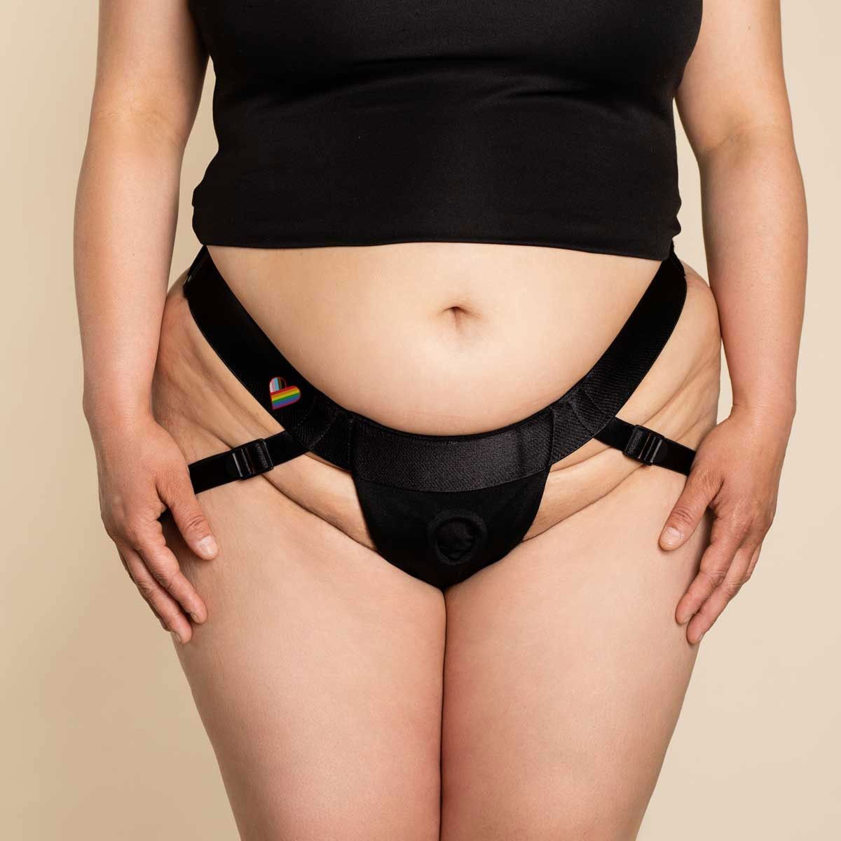 Jock Open Butt Harness by Wet for Her