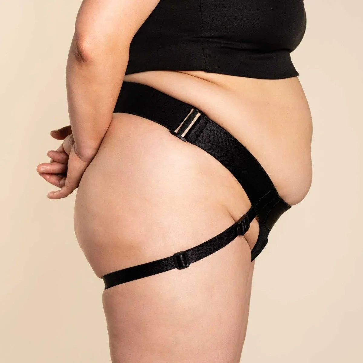 Jock Open Butt Harness by Wet for Her