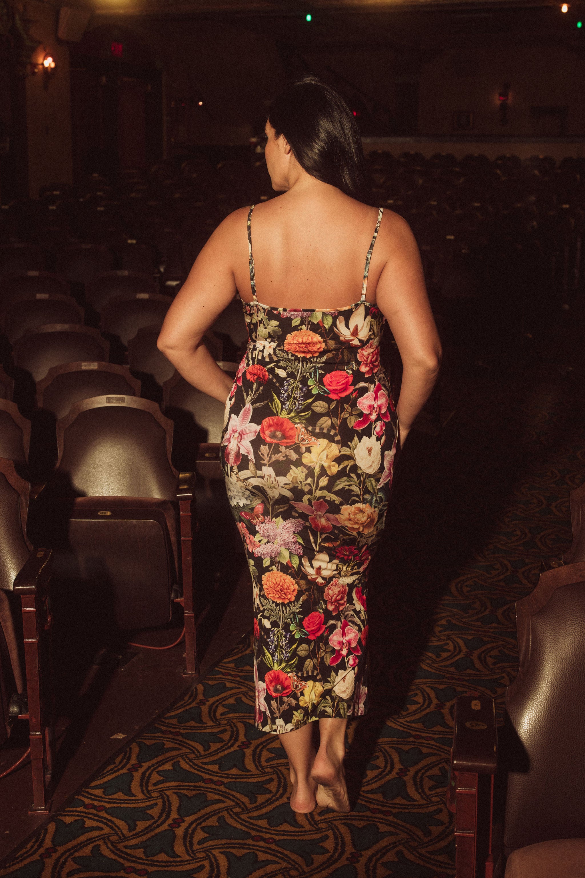 Kilo Brava Modal Maxi Slip in Garden of Eden