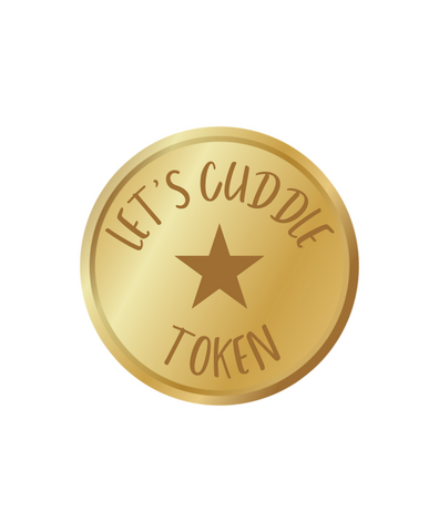 Let's Cuddle Intimate Time Token in Gold